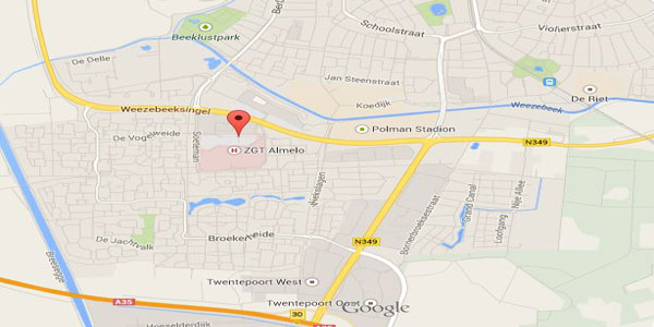 Routebeschrijving naar de locatie Almelo